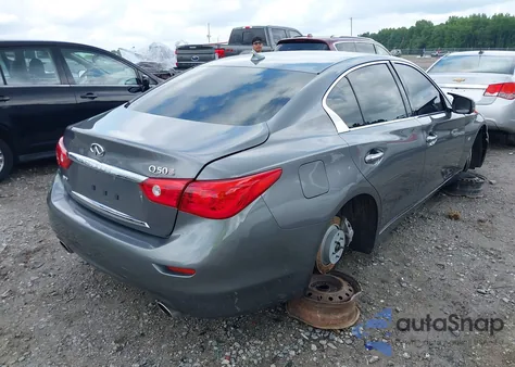 2015 Infiniti Q50 Sport из США, поврежденный, VIN JN1BV7AR5FM395863